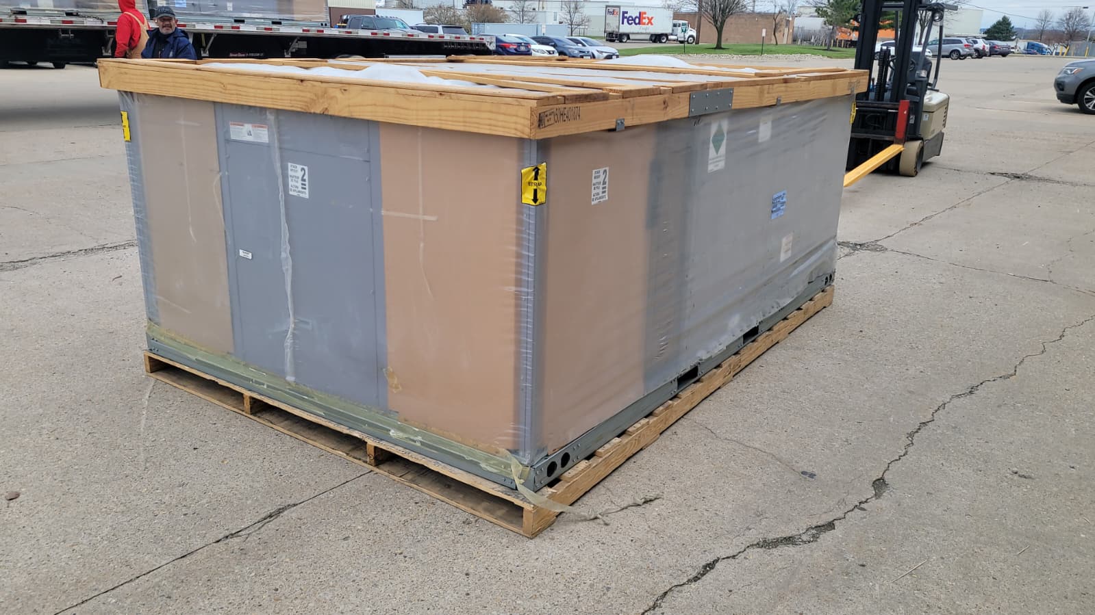 12.5 Ton, Carrier #48LCFO14J2A64SCO, RTU package unit, R410a, Gas Heat, high efficiency, new, 2022 - Image 5