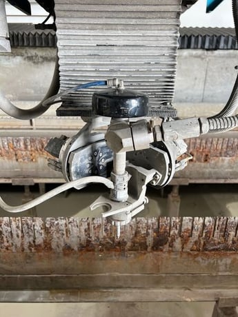 Flow #M3B-7320, waterjet, 50 HP, 87000 psi, 6.6' x 24' table, 500 IPM, 460-480 V., 2016 - Image 4