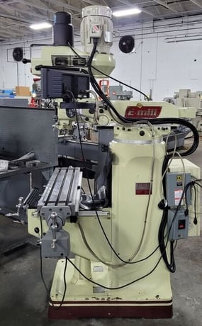 Acer E-Mill #EVS-3VS, vertical mill, 3 HP, 9" x42" tbl., 60-4200 RPM, 34" X, 12" Y, 16" Z, R8, AcuRite 2-Axis - Image 2