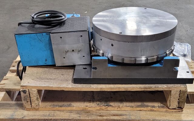 Roto-Technology #412-V1-24, 12" diameter, precision variable speed, fine line magnetic top rotary table - Image 2