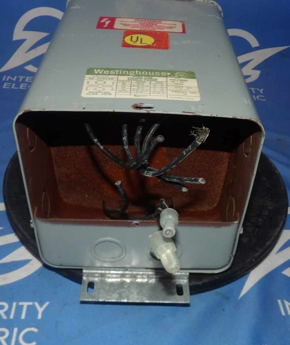 2 KVA 120/240 Primary, 120 Secondary, Westinghouse 6EI95, Encapsulated Dry-Type Transformer, 1PH, 60 Hz - Image 3