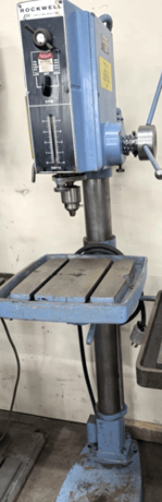 Rockwell #EFI-1, Single Spindle Upright Drill Press, 0.6/0.9 HP, 480 Volt, 3PH - Image 3