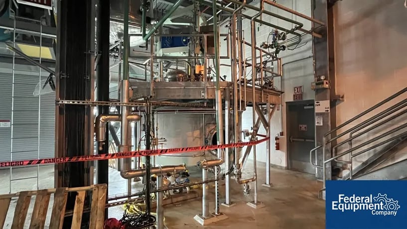 3V Tech #FPP1000/FF, Nutsche Filter, 304 Stainless Steel, 50psi, 107.6 sq.ft., 2014 - Image 5