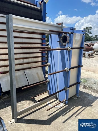 914 sq.ft. Alfa Laval #T20-MWFG, Plate Heat Exchanger, Stainless Steel, 150 psi, unused, 2007 - Image 7