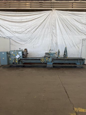 36" x 168" Shepard-Niles #N6/4000, heavy duty engine lathe, 32" 4-jaw chuck, 3" thru hole, taper attachment - Image 2