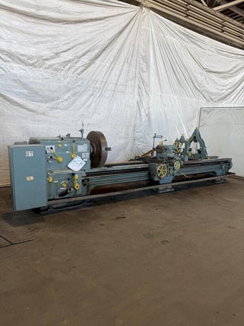 36" x 168" Shepard-Niles #N6/4000, heavy duty engine lathe, 32" 4-jaw chuck, 3" thru hole, taper attachment - Image 3