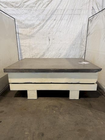 72" x 96" x 16" Granite Surface Combustion Plate w/ stand - Image 2