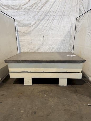 72" x 96" x 16" Granite Surface Combustion Plate w/ stand - Image 3