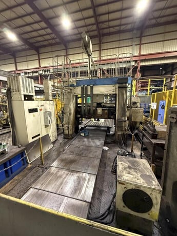 Okuma MCV-A-II, CNC bridge type mill, 36 automatic tool changer, 118" X Travel, 78" Y Travel, 17.7" Z, 6k - Image 4