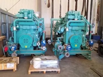 1100 KW Cummins #C1100N6C, Natural gas generator set, 480 Volts, 3-phase, open skid, 2019 - Image 2