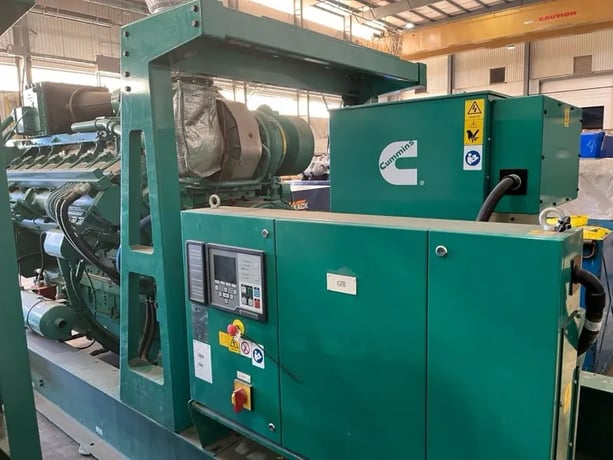 1100 KW Cummins #C1100N6C, Natural gas generator set, 480 Volts, 3-phase, open skid, 2019 - Image 5
