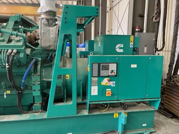 1100 KW Cummins #C1100N6C, Natural gas generator set, 480 Volts, 3-phase, open skid, 2019 - Image 6