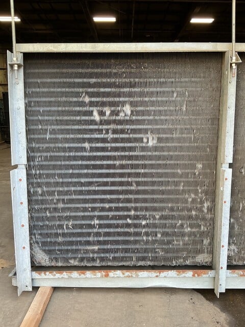 York #ICB2A-468LH, refrigeration cooler evaporator, 250 psig, 8.09 cu.ft., (2) 3 HP fans - Image 10