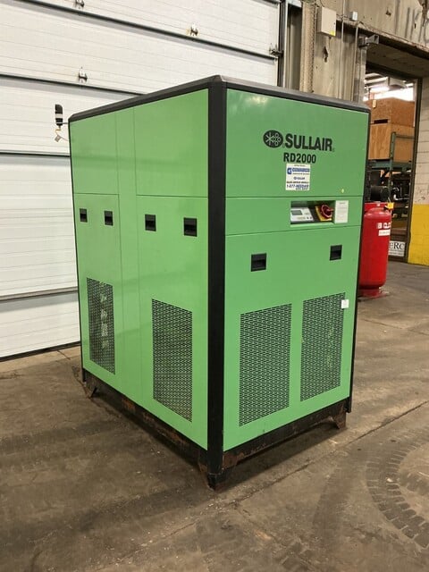 150°F, 230 psig, Sullair #RD-2000-460-3-60-A, refrigerated compressed air dryer - Image 2