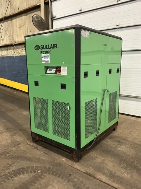 150°F, 230 psig, Sullair #RD-2000-460-3-60-A, refrigerated compressed air dryer - Image 3