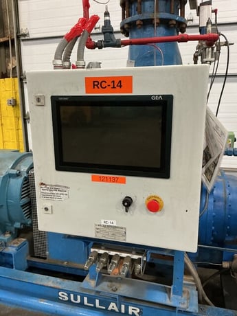 150 psig, Sullair #B32LB717-2.8 NH3, refrigeration compressor, 400 HP - Image 9