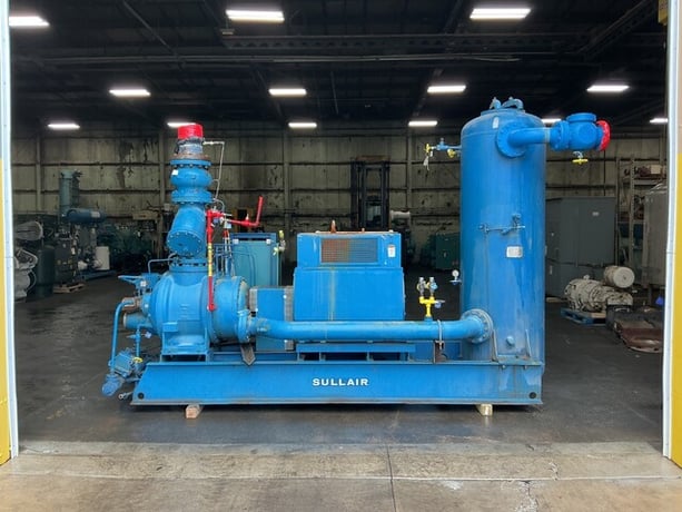 300 psig, Sullair #C25LA717-3.7 NH3, refrigeration compressor, 700 HP - Image 5