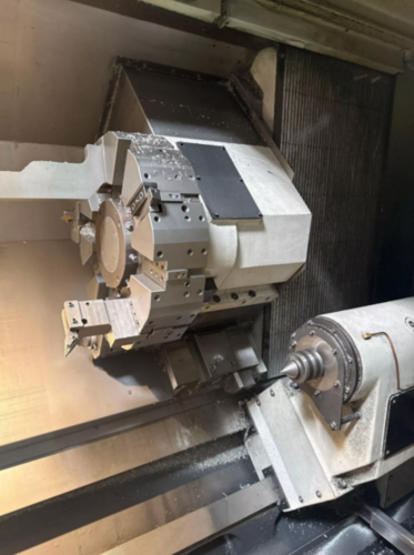 Takisawa #TX-50C, CNC lathe, Fanuc Turn-I Control, 27.6" turning length, 21.7" turning diameter, 12" chuck - Image 5