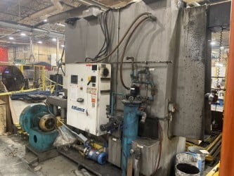 Aquamaster #CM-1200E, parts washer, 12" W x 66" H tunnel conveyor - Image 5