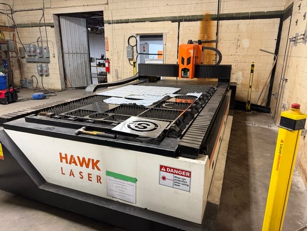 Ermaksan #SM-1000-10X5, CNC Fiber Laser, 1000 watt, 5' x 10' work area, 5551 m/min., Pedestal CNC, 380 Volt - Image 2