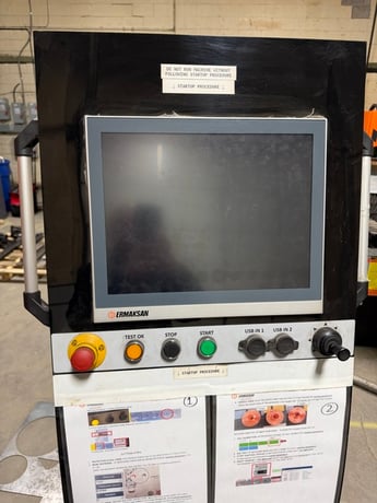 Ermaksan #SM-1000-10X5, CNC Fiber Laser, 1000 watt, 5' x 10' work area, 5551 m/min., Pedestal CNC, 380 Volt - Image 4