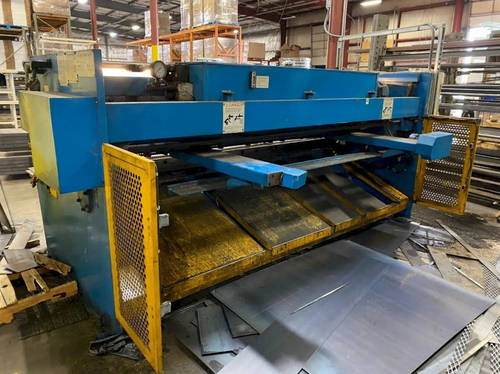 1/4" x 10' Knuth #KHT-3206, Hydraulic Shear, front operated back gauge, 2006 - Image 2