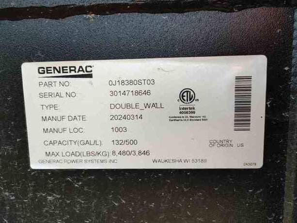 15 kW Generac #SD15, Diesel Generator, SD0015AG162 engine, 120/240 Volts, 1-Ph, 254 Hrs, 2016 - Image 3