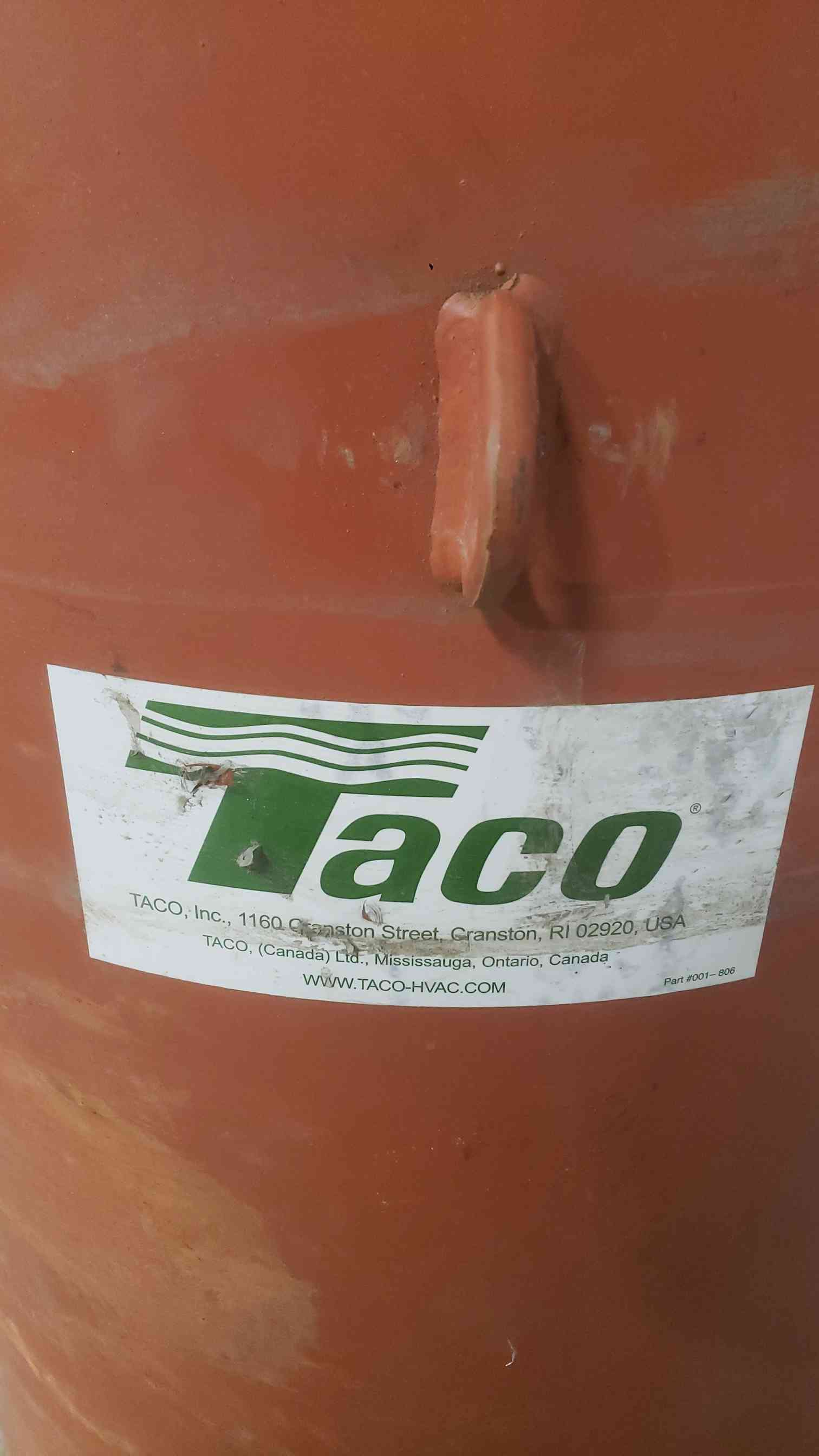 119 gallon, Taco #CA450-3, High-Capacity Bladder Expansion Tank, 125 psi - Image 3