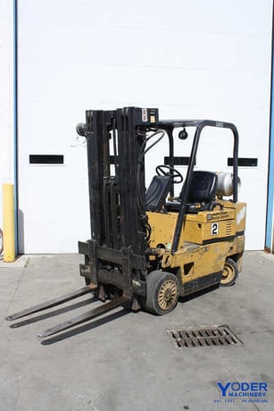 5000 lb. Caterpillar #T50D, forklift, LP, 3 stage mast, hard tire, #64297 - Image 1