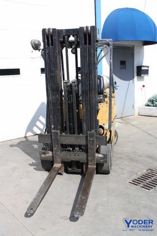5000 lb. Caterpillar #T50D, forklift, LP, 3 stage mast, hard tire, #64297 - Image 2