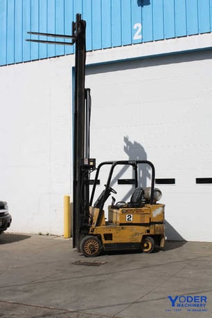5000 lb. Caterpillar #T50D, forklift, LP, 3 stage mast, hard tire, #64297 - Image 6