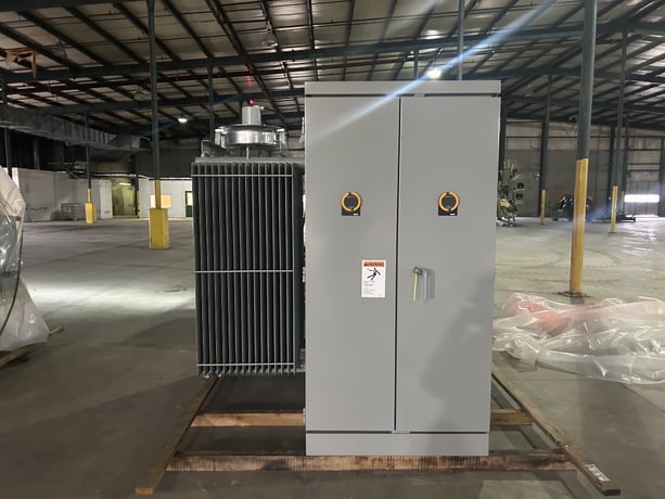 1500 KVA 12470 Primary, 480Y/277 Secondary, Hitachi / Hitachi Substation Oil Transformer, never energized, (6 - Image 1