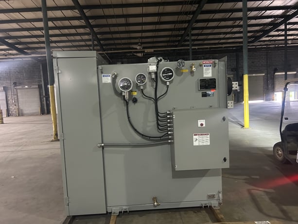 1500 KVA 12470 Primary, 480Y/277 Secondary, Hitachi / Hitachi Substation Oil Transformer, never energized, (6 - Image 2