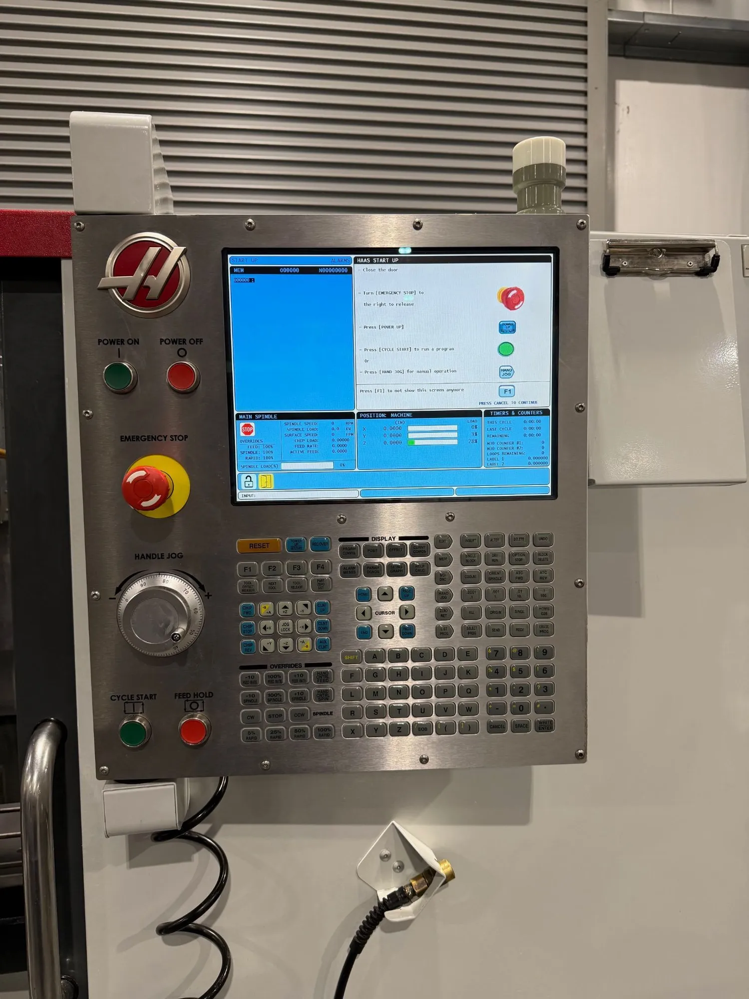 Haas #TM-2P, CNC vertical machining center, 10 automatic tool changer, 40" X, 16" Y, 16" Z, 6000 RPM, #40 - Image 10