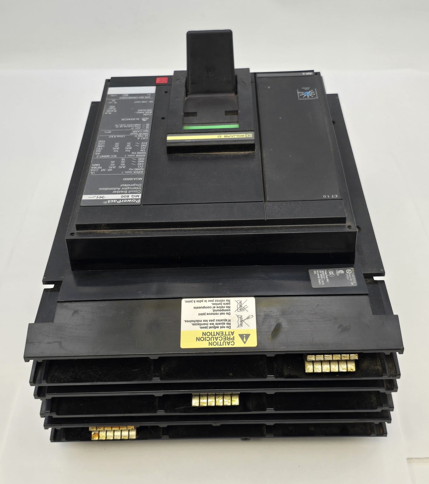 600 Amp, Square D #MGA36600, I-Line Circuit Breaker, 600VAC, 3P, HACR Type - Image 8