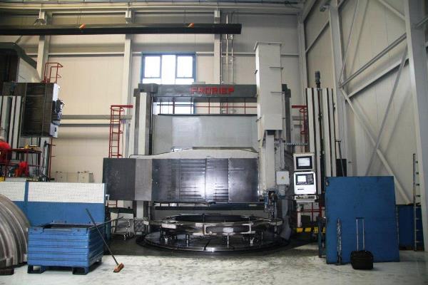 165" Froriep, double column vert.borer, 4200mm table, Siemens 840D SL CNC, updated 2009 - Image 1