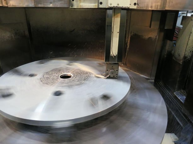 96" Giddings & Lewis #84 VTC, 108" swing, 90" under elevating rail, G & L 8000 CNC, 12-station ATC, 2001 - Image 3