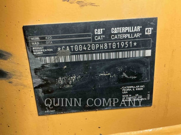 Cat 420, Backhoe Loader, 2099 hours, S/N: H8T01951, 2022 - Image 6