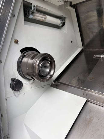 Mori Seiki #DuraTurn-2050, CNC lathe, F0iTD Control, 24" swing, 26" centers, 8" chuck, 2.5" bar, 2013 - Image 4