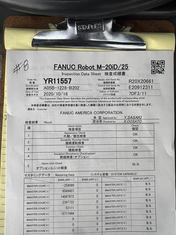 Fanuc, M-20iD/25, 6-Axis Articulated Robot, 25 kg payload, 72" reach, teach pendant, R-30iB Plus controller - Image 4
