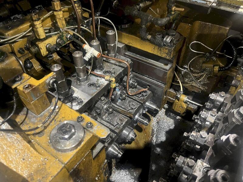 15/64" x 3-9/16" Nakashimada #TH4-6A, 4-Die Progressive Header, 2-3/4" shank length, 230 PPM, bushing cutoff - Image 4