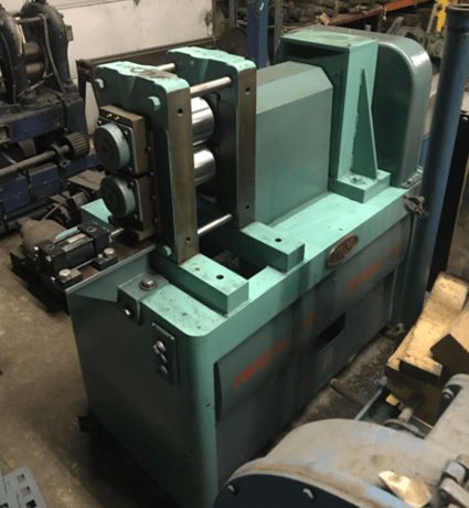 6" x 6" Stanat #TA-400, 2-Hi Wedge Rolling Mill, satin finish, high carbon chromium alloy steel, 5 HP 4-speed - Image 1