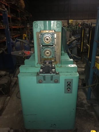 6" x 6" Stanat #TA-400, 2-Hi Wedge Rolling Mill, satin finish, high carbon chromium alloy steel, 5 HP 4-speed - Image 3