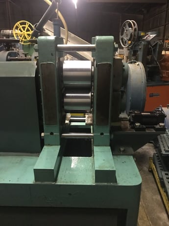 6" x 6" Stanat #TA-400, 2-Hi Wedge Rolling Mill, satin finish, high carbon chromium alloy steel, 5 HP 4-speed - Image 4