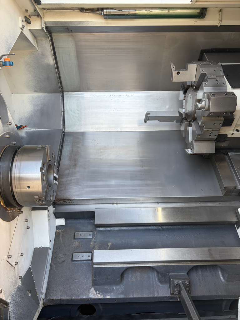 Takisawa #TX-50C, CNC lathe, 12" chuck, 3-jaw, 5" bore, 21.7" dia., 27.6" lgth, 10 turret, 2000 RPM, 35 HP - Image 6