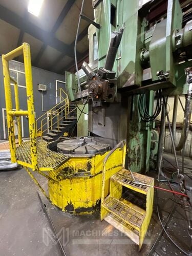 42" Bullard #36-Dyn-Au-Tape, CNC vertical turret lathe, 56" sw, 42" 4-jaw chuck, 5 turret, 50 HP, MPG - Image 4
