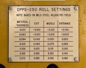 10000 lb. Coe Press Equipment, coil feed line, 24" W, coil car - Image 7