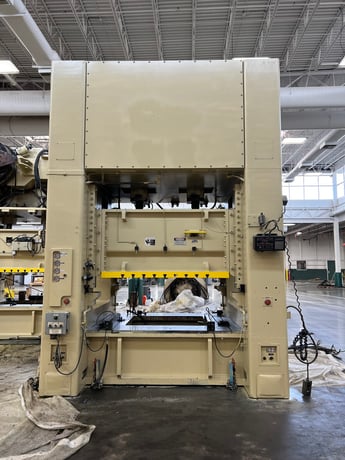 250 Ton, Stamtec #S2-250, hydraulic press, 9.8" stroke, 22" die height, 5.9" slide adj., 50 HP, 20-50 SPM - Image 1