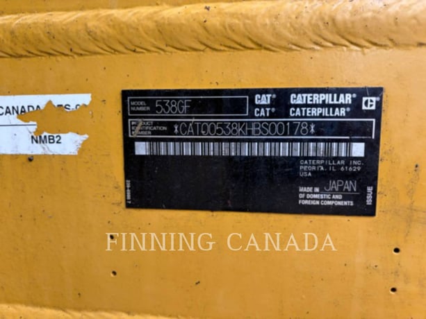 Caterpillar 538 FM, 14020 hours, S/N: HBS00178, 2017 - Image 6