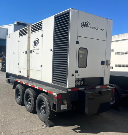 456 KW Ingersoll-Rand, Doosan #G570, rental grade towable diesel generator set, sound attenuated enclosure - Image 1